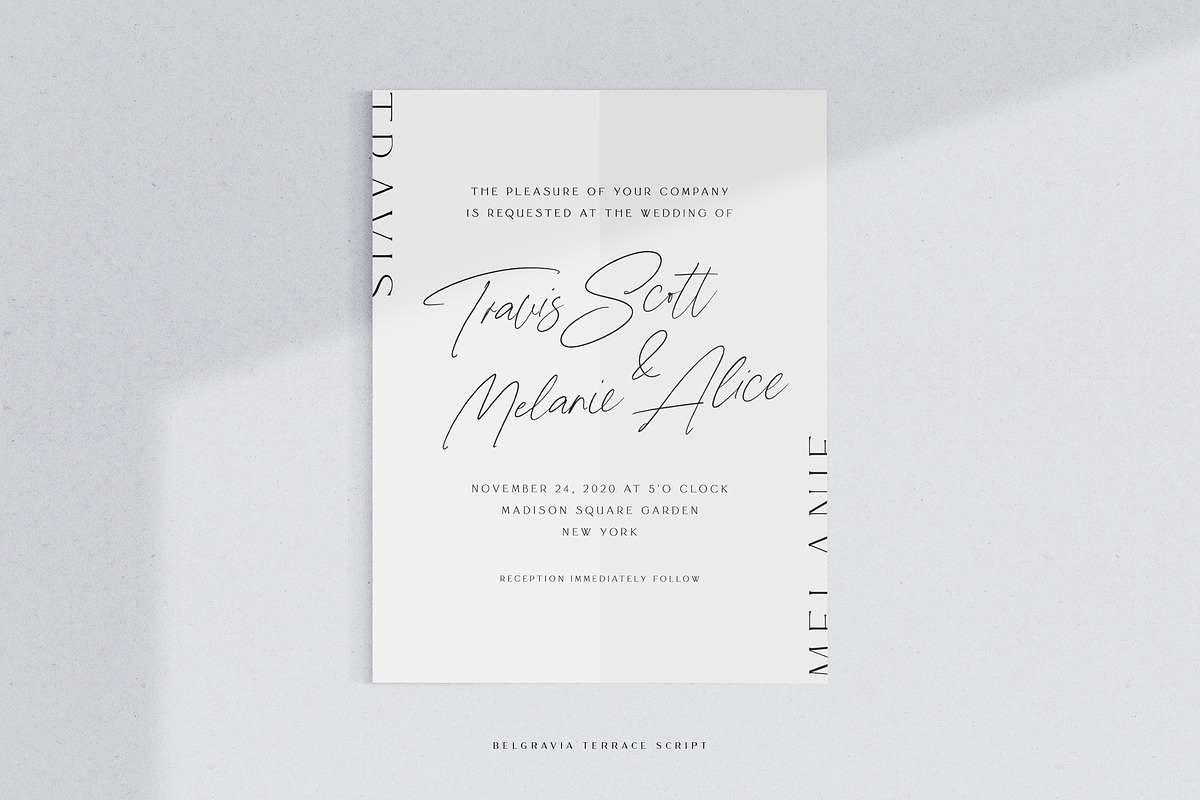 Belgravia Terrace Font Duo preview 7