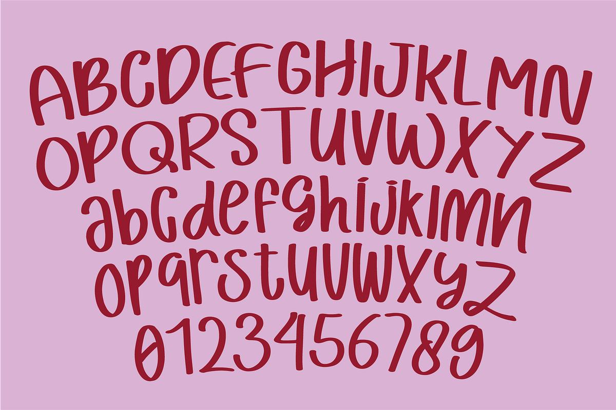 Bluetafy Playful Font, a Handwritten Font by Berdansabersama (Photo 2 of 9)