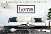 8.5x11 Alphabet Letter Templates, a Poster Template by Loveurstyle Designs (Thumbnail 5 of 5)