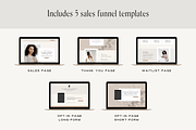 Kajabi Sales Funnel Template Bundle, a Landing Page Template by Pixel & Flow (Thumbnail 2 of 9)