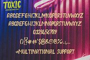 Toxic - Brush & Grunge Font, a Sans Serif Font by Cruzine (Thumbnail 2 of 7)