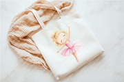 Watercolor Little Ballerina Clipart, an Illustration by Watercolor design (Thumbnail 6 of 12)