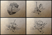 Set of 23 rock and roll elements, a Branding & Logo Template by Alexander Belenkiy (Thumbnail 5 of 5)