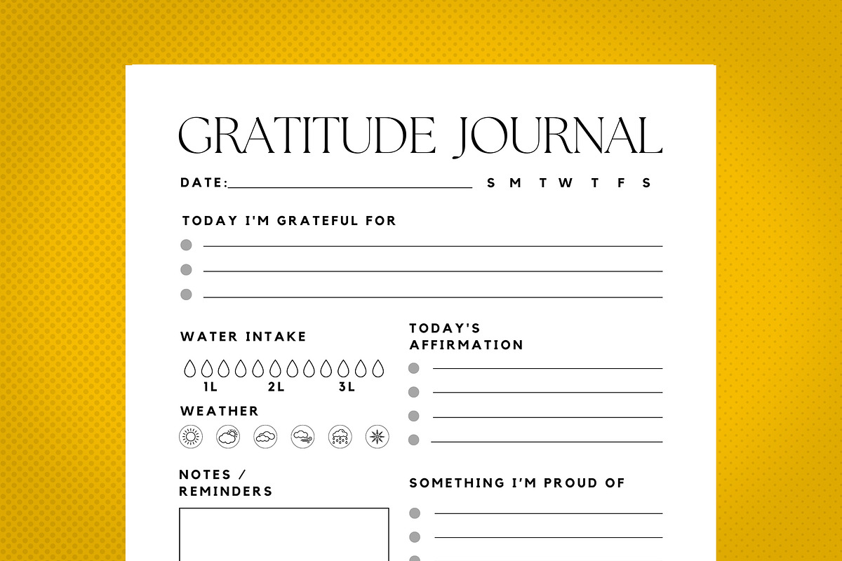 Gratitude journal kdp interior, a Magazine Template by TiveCreate (Photo 2 of 3)