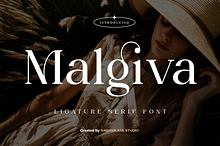 Malgiva - Ligature Serif Font
