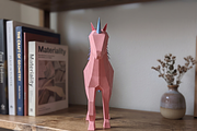 Unicorn sculpture - 3d papercraft, a Card Template by PAPER amaze (Thumbnail 2 of 4)
