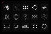 Acid & Chrome Abstract Shapes Bundle, an Object Graphic by Samolevsky (Thumbnail 6 of 25)