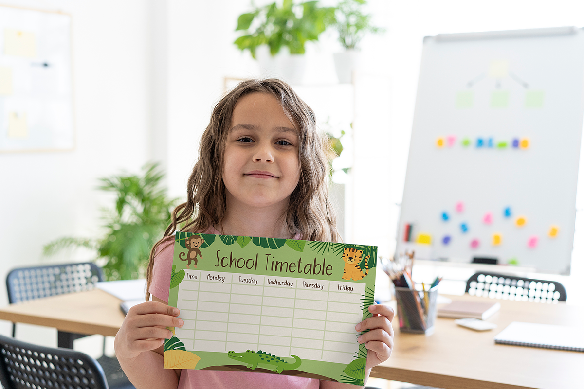 School Timetable for Animal Lovers preview 2