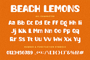 Beach Lemons - Playful Summer Font, a Handwritten Font by AQR Studio (Thumbnail 8 of 9)