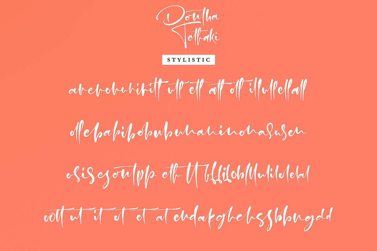Dontha Tethaki, a Script Font by pineungtype (Photo 13 of 13)