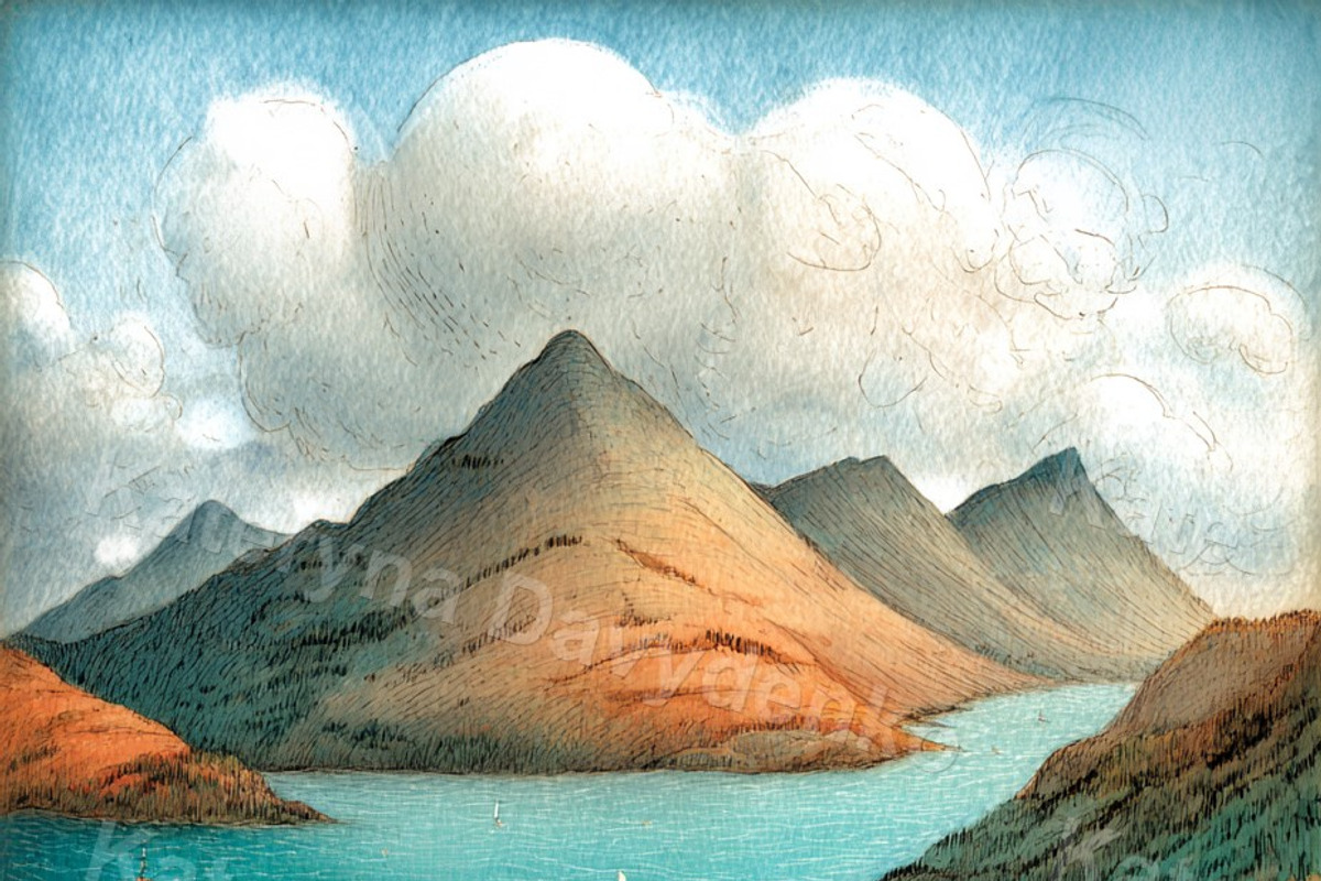 Cartoon sceneries landscapes bundle, a Seasonal Illustration by Bubert Art (Photo 6 of 8)