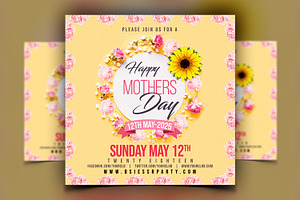 Mothers Day Flyer, a Flyer Template by AfzaalGraphics