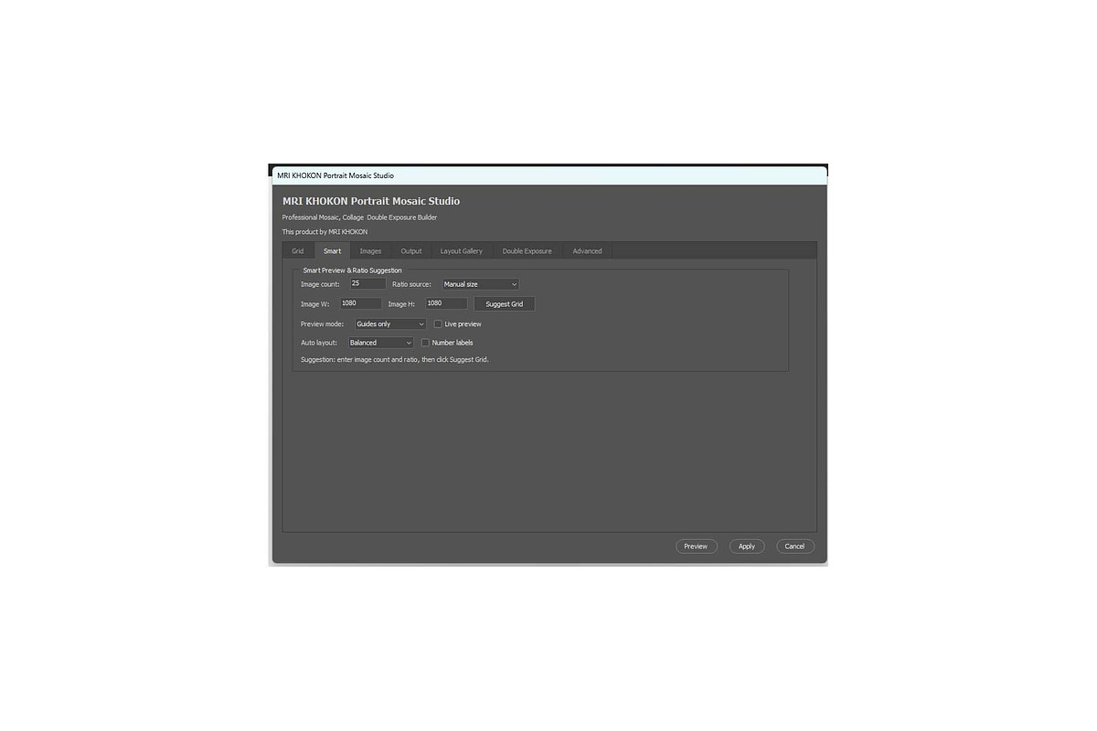 Mosaic Layout Builder PS Script, a Plug-in Add-On by MRI STUDIO (Photo 19 of 20)