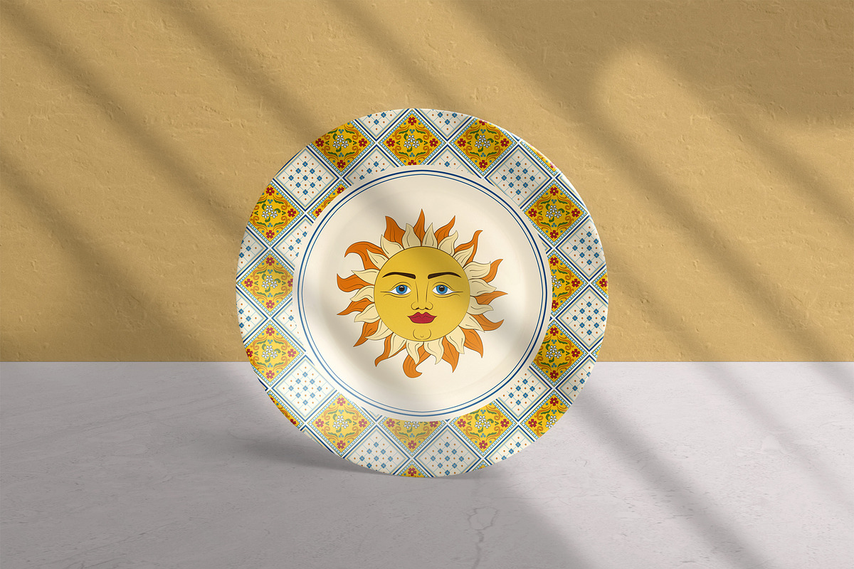 Sicilian Ceramics Pattern Collection, a Pattern Graphic by foxsong (Photo 6 of 8)