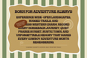 Americana Desert Rider Slab Serif, a Slab Serif Font by timelesstype.co (Thumbnail 6 of 10)
