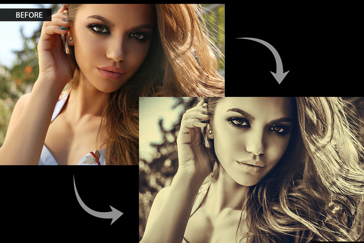 Sepia Lightroom Presets bundle preview 4