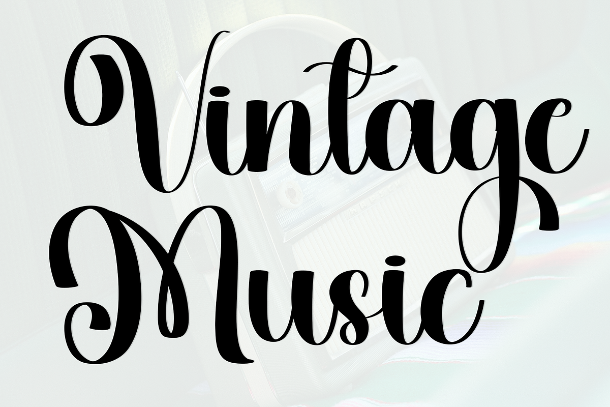 Vintage Groovy, a Handwritten Font by InermediaSTUDIO (Photo 7 of 8)