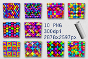 10 Tumbler Tapered Mosaic Wrap, a Print Template by Kseniya-Omega (Thumbnail 4 of 4)