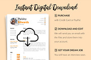Modern CV Format / Resume - Paisley, a Resume Template by Templates Design Co. (Thumbnail 14 of 17)