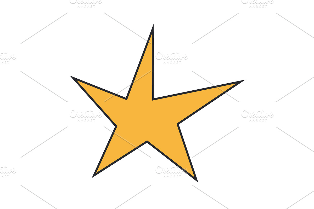 Irregular star shape icons, an Object Graphic by Elena Pimukova (Photo 8 of 16)