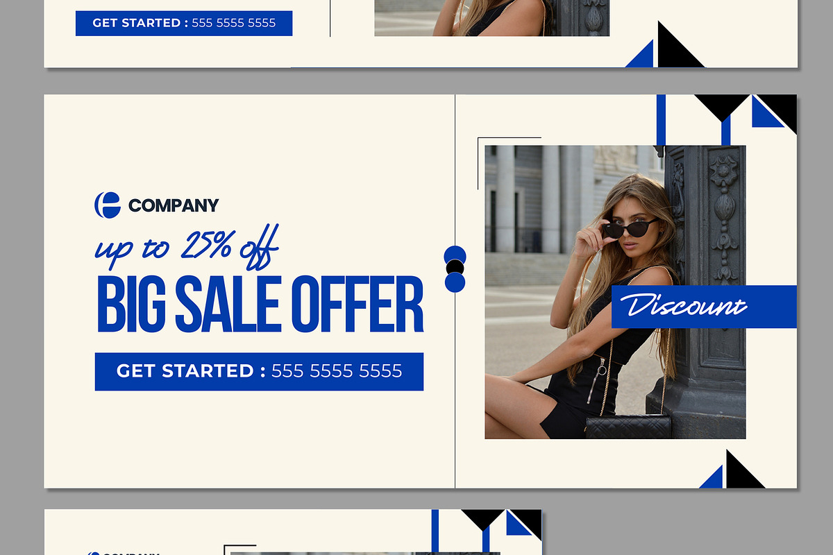 Big Sale Promotion Web Banner, an UI Kit Template by ContestDesign (Photo 5 of 6)