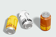Soda Can Mockup, a Cups & Container Mockup by Bartama Graphic (Thumbnail 3 of 4)