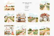 Farm Life Clipart | Animals Images, a Seasonal Illustration by GlamArtZhanna (Thumbnail 5 of 8)