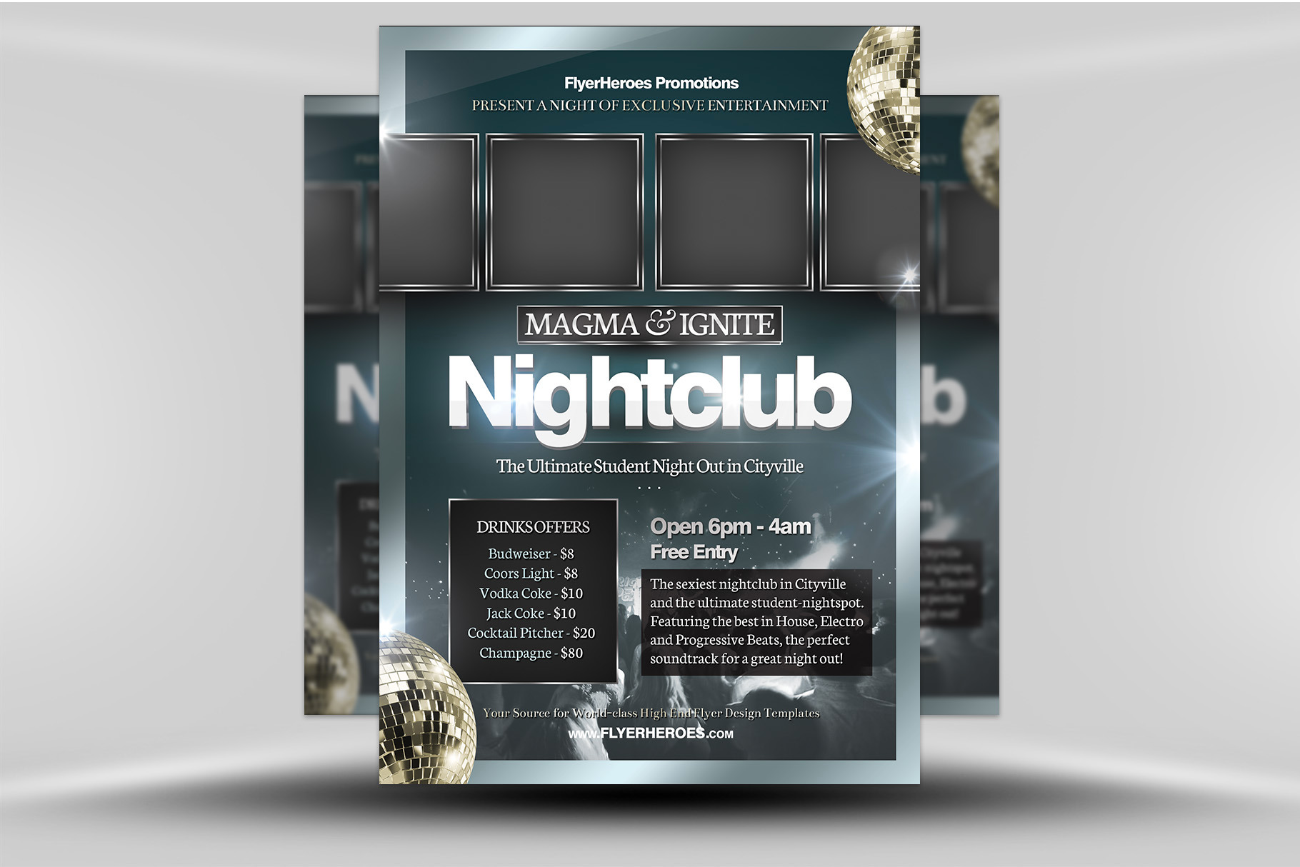 Magma & Ignite Flyer Template, a Flyer Template by FlyerHeroes