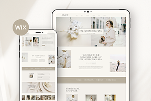 Wix Website Template Photography