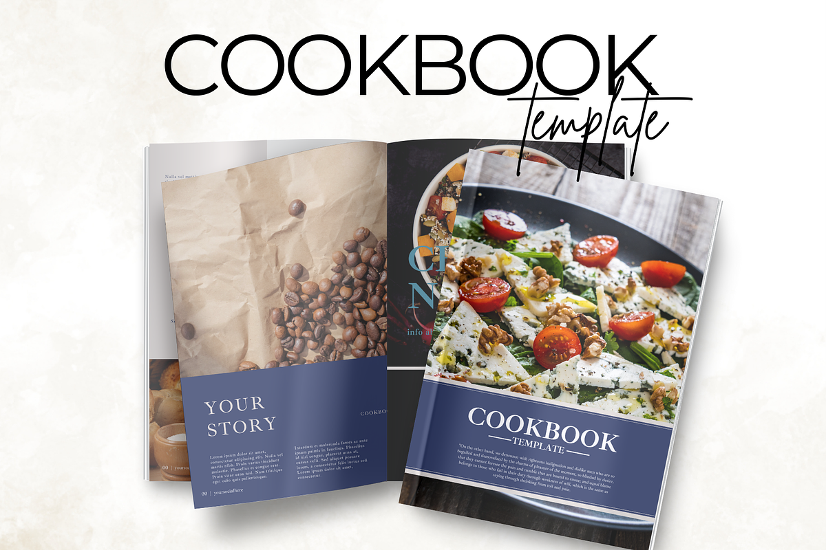 Aesthetic Recipe Book Template, a Presentation Template by Digital By Nikoleta (Photo 6 of 11)