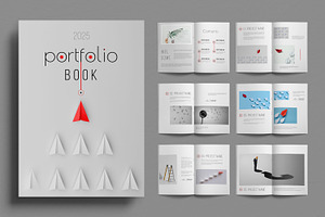 Portfolio Book Design Layout, a Magazine Template by ContestDesign