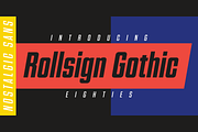 Rollsign Gothic, a Sans Serif Font by Dharma Type (Thumbnail 1 of 10)