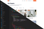 BRIX - Home Renovation Website, a React Template by VectorMedia (Thumbnail 2 of 4)