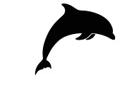 dolphin jumping silhouettes, an Illustration by Amazin_art (Thumbnail 19 of 31)