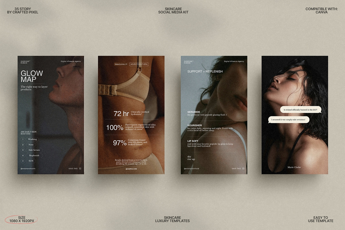 Aesthetic Skincare Social Bundle preview 7