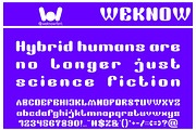 Constant motion font, a Font by weknow (Thumbnail 4 of 8)