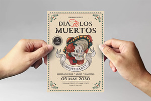 Dia De Los Muertos Flyer Template