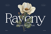 Raveny Modern Elegant Serif, a Serif Font by Vadovastd (Thumbnail 1 of 9)
