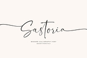 Sastoria | Modern Calligraphy Font, a Handwritten Font by Typoraith Co (Thumbnail 1 of 12)