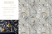 IRISES floral seamless patterns, a Pattern Graphic by Lisima (Thumbnail 5 of 14)