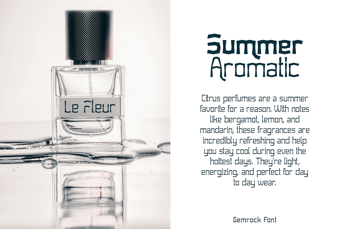 Gemrock Font Family, a Sans Serif Font by TypeClassHeroes (Photo 6 of 10)