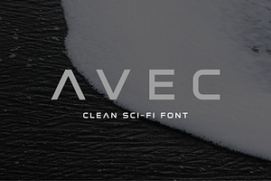 Avec Modern Clean Sci-fi Font