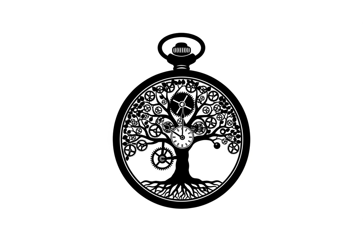 Steampunk Tree of Life Symbol Bundle, an Illustration by yasushie (Photo 25 of 31)