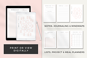 Editable Planner Template Canva, a Stationery Template by Designs by Darowan (Thumbnail 8 of 11)