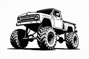 Offroad Truck Silhouette Pack, an Illustration by BIPLOB EXPERT (Thumbnail 6 of 9)