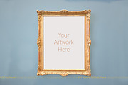 Golden Frame Mockup, a Presentation Template by Allstock (Thumbnail 2 of 3)