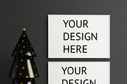 Modern Christmas interior., a Print Template by ChromiumHeart (Thumbnail 9 of 21)