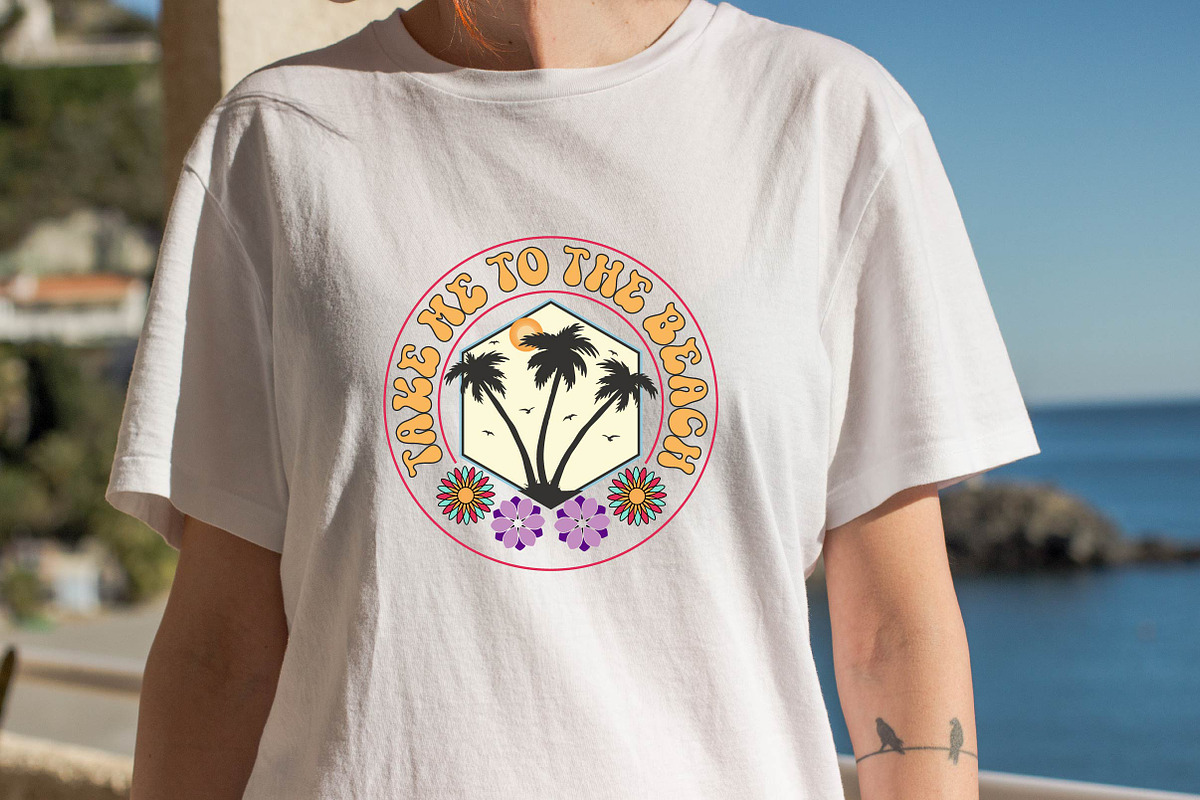 Retro Summer Sublimation Bundle, a Seasonal Illustration by Craft Nest (Photo 5 of 12)
