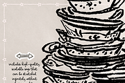 Antique Clipart, Estate Sale Ink, an Object Illustration by The October Creative (Thumbnail 3 of 13)