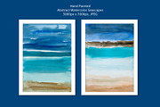 To the Beach, watercolor seascapes, a Wallpaper Graphic by Marmoris.Arts (Thumbnail 8 of 12)